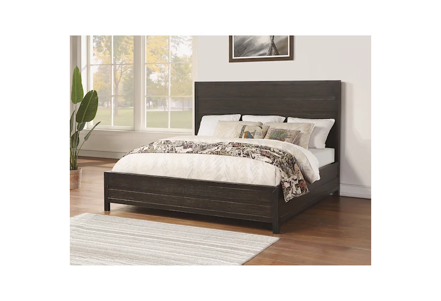 Cologne Queen Low Profile Bed by Flexsteel Wynwood Collection at Powell's Furniture and Mattress