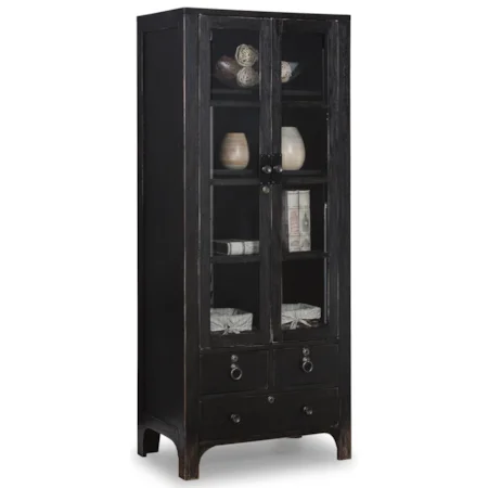 Rustic Storage Cabinet with Felt Lined Drawers