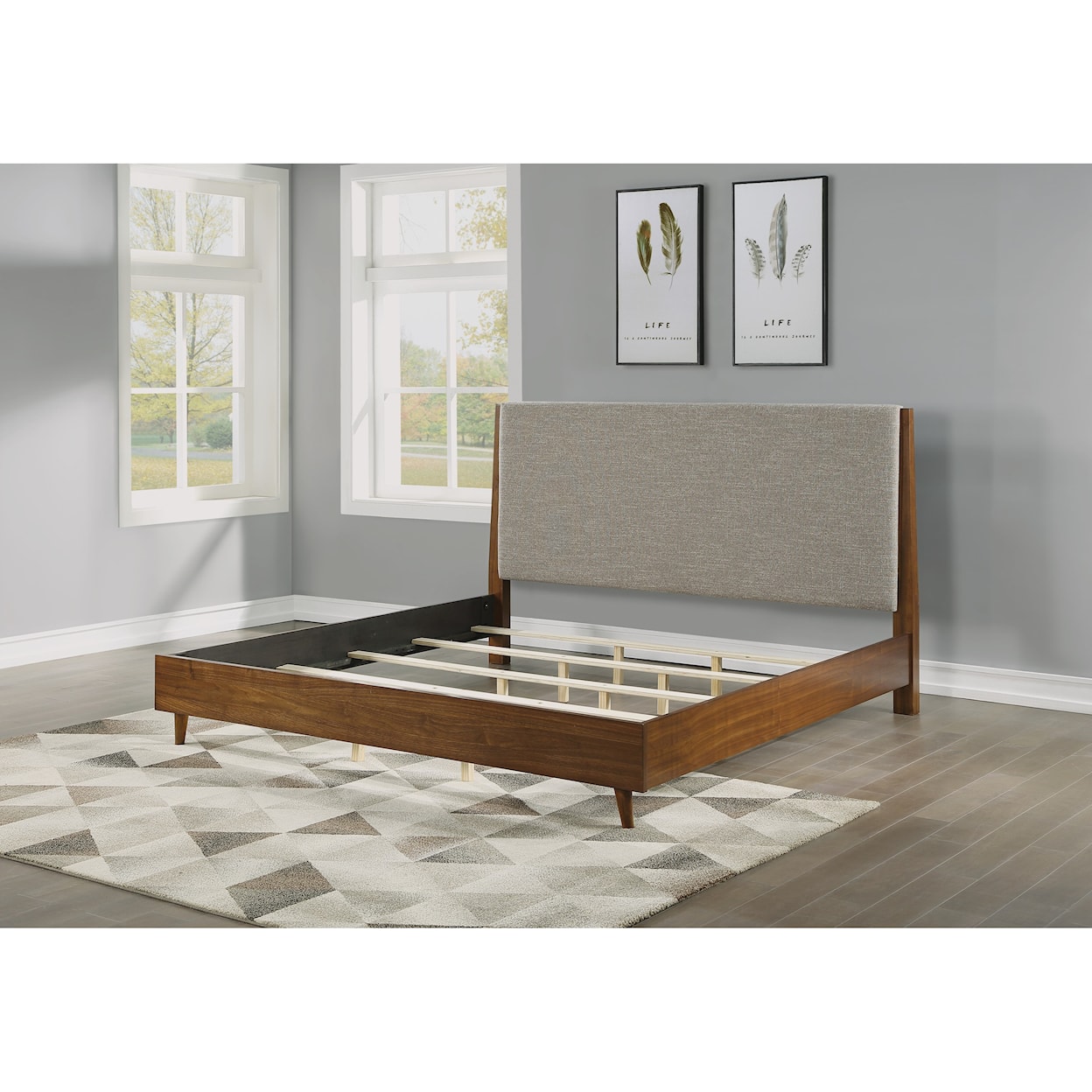 Flexsteel Schmidt King Upholstered Bed