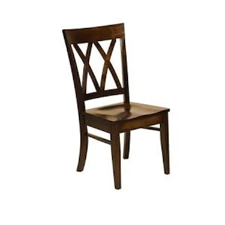 Customizable Solid Wood Dining Side Chair