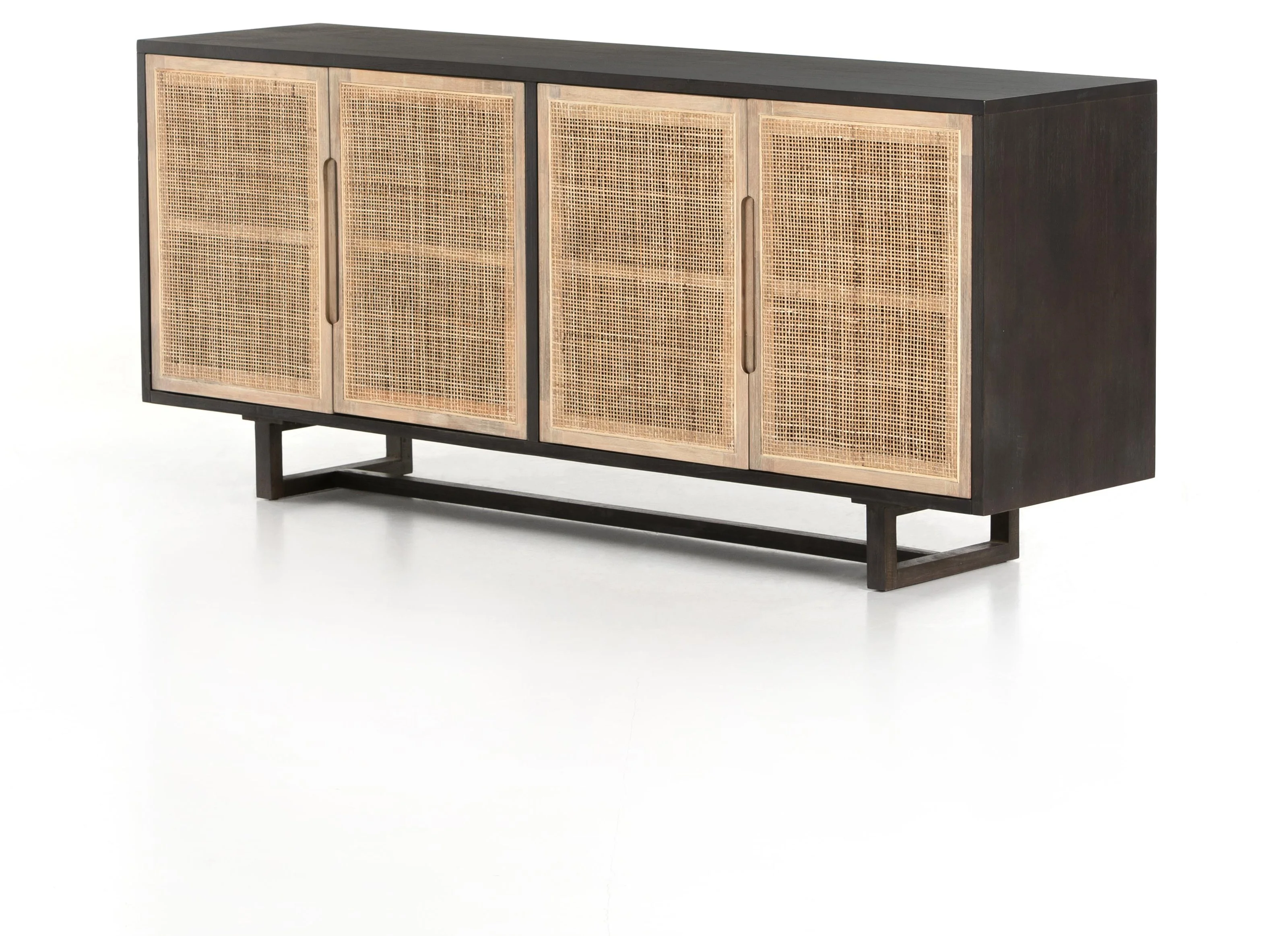 Four Hands Clarita 226273003 Clarita Sideboard Black Mango Reeds