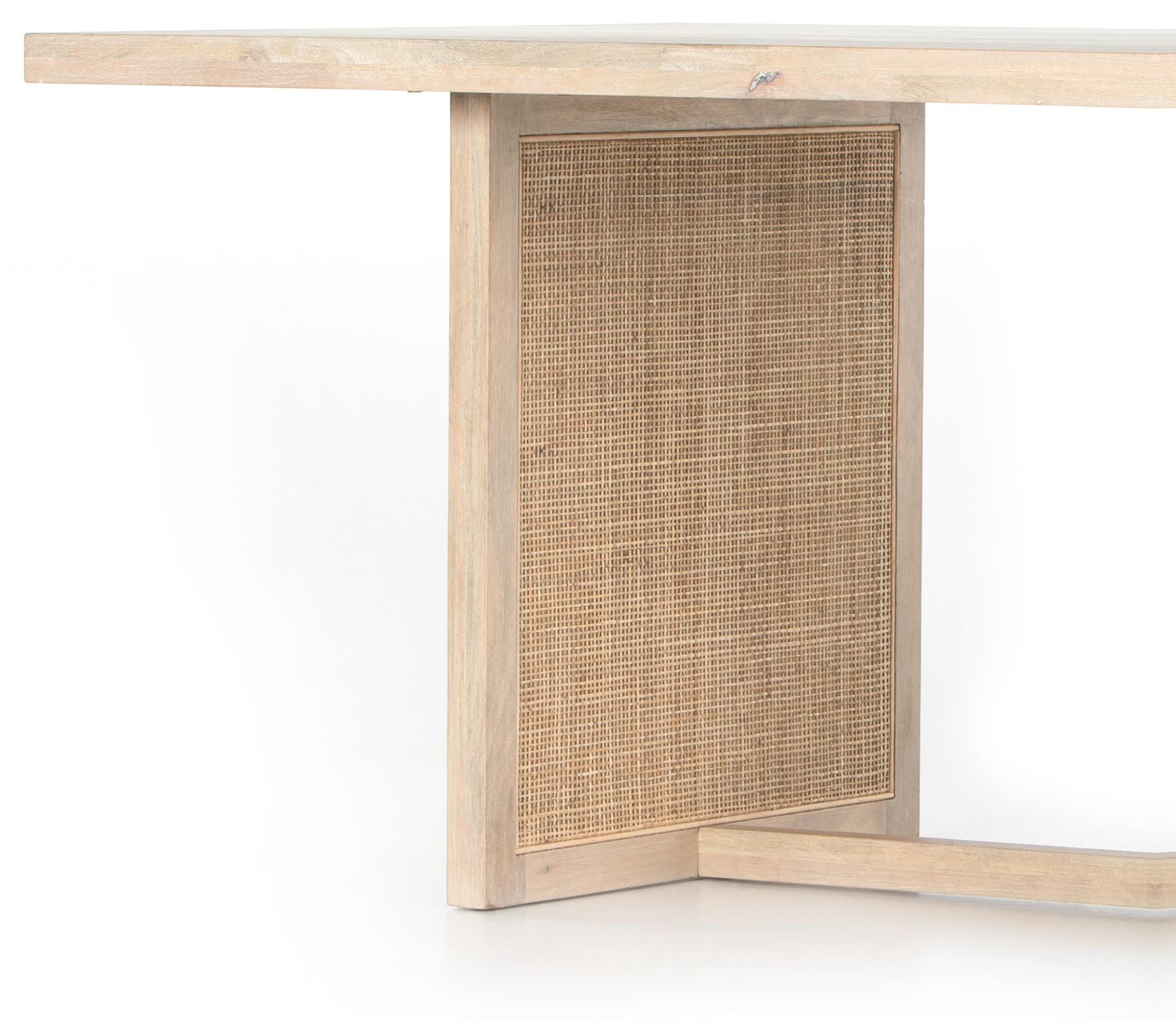 Four Hands Clarita 227888002 Clarita Dining Table White Wash Mango