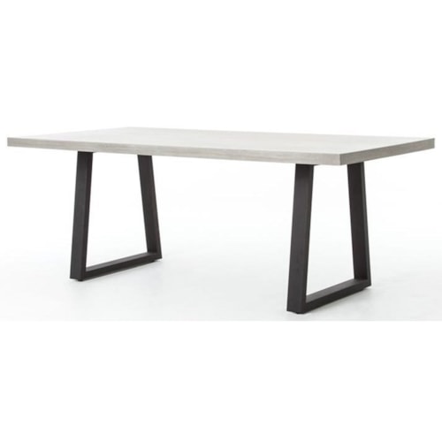 Cyrus 79” Dining Table with Iron Base