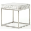 Four Hands Constantine Concrete And Chrome End Table