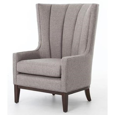 Channeled Wing Chair