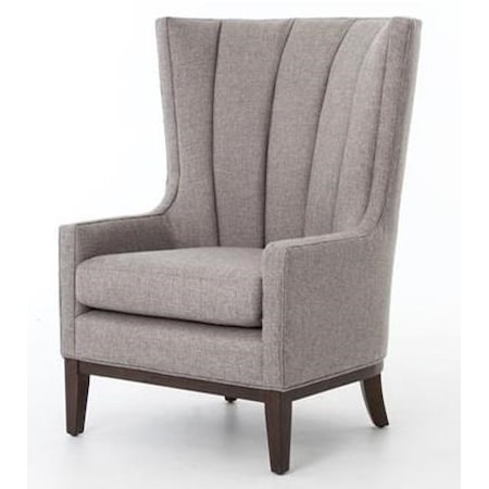Channeled Wing Chair