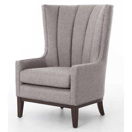 Channeled Wing Chair