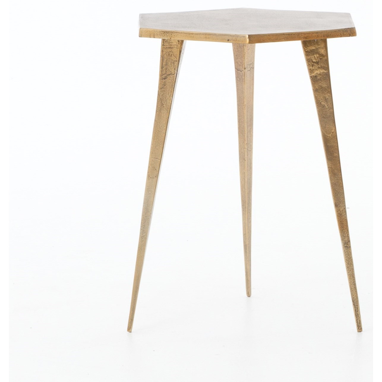 Four Hands Marlow IMAR-103-RBS Angular Hex End Table | Alison