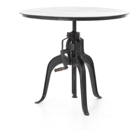 Crank Adjustable Side Table