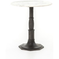 Lucy Side Table-Carbon Wash, Marble Top