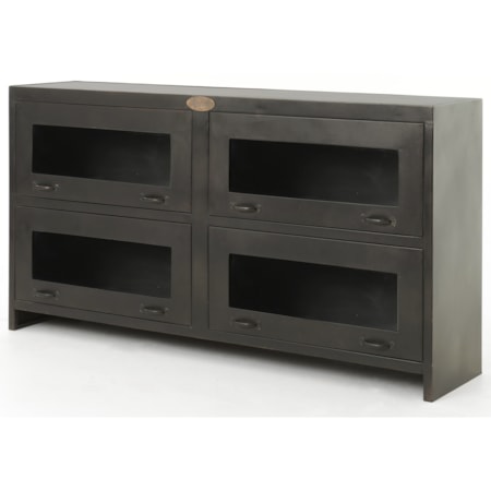 Rockwell Media Cabinet-Antique Iron