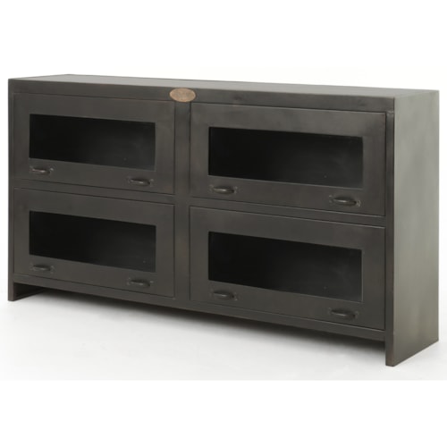Rockwell Media Cabinet-Antique Iron