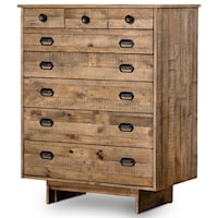 Freel 6-Drawer Chest with Metal Drawer Pulls