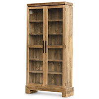 Enclosed Camino Bookcase with Glass Doors
