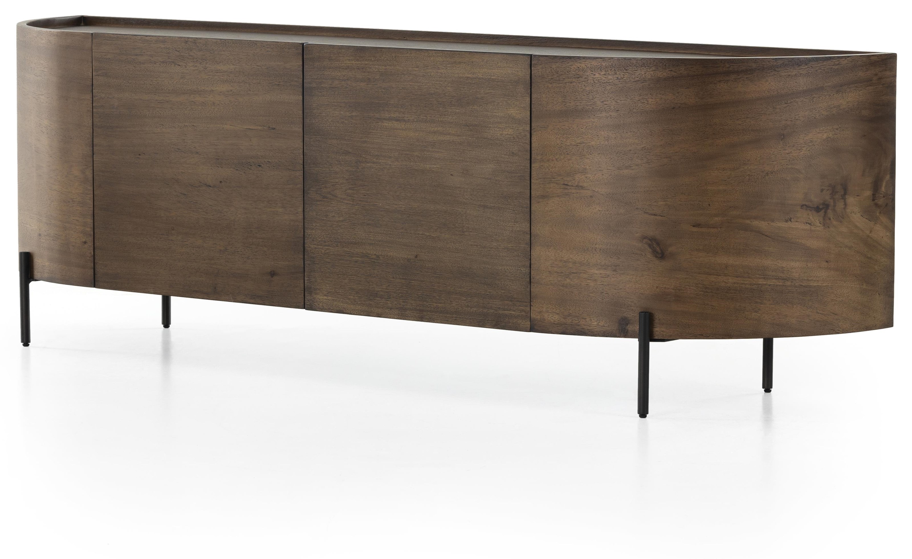 Four Hands Wesson 104275002 Lunas Media Console Caramel Guanacaste