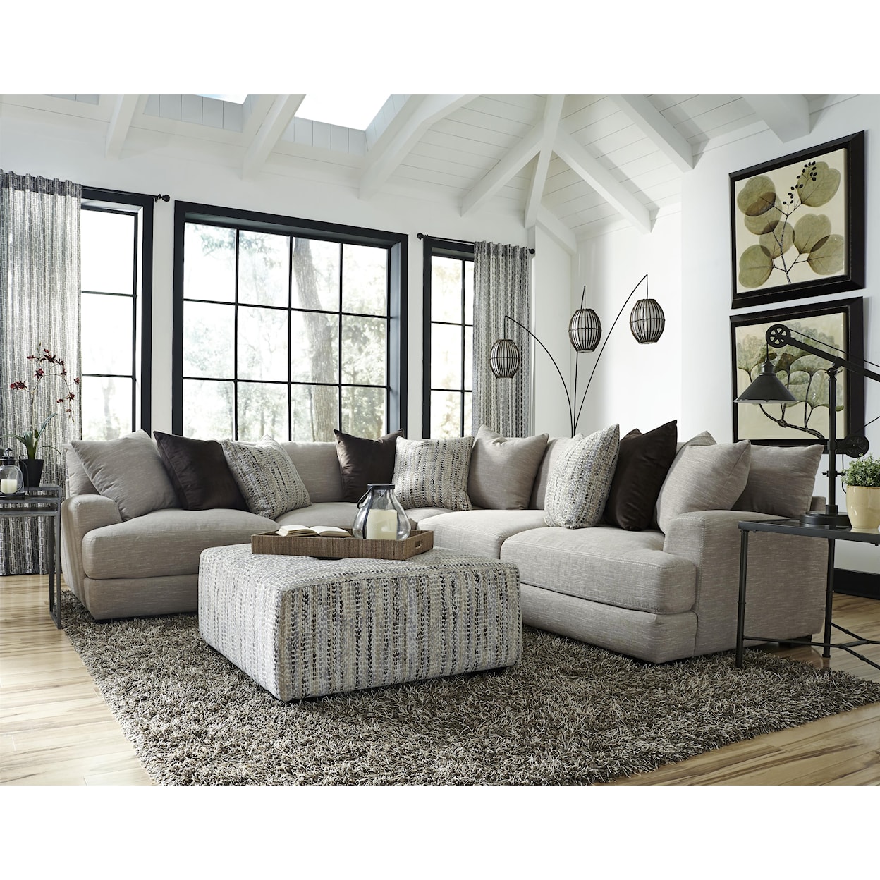Franklin Oslo Sectional with 4 Seats