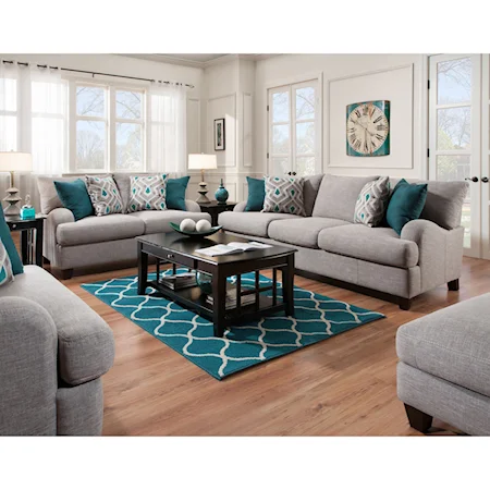 Transitional 2-Piece Living Room Group