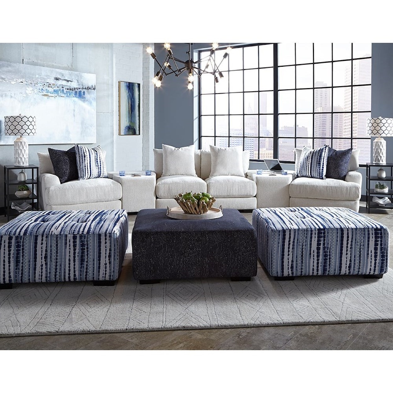 Franklin 903 Hollyn Square Ottoman