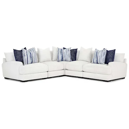 Contemporary 3-Piece Sectional Sofa