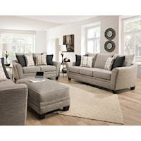 Casual Stationary Living Room Group