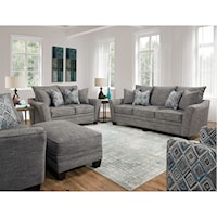 Casual Stationary Living Room Group
