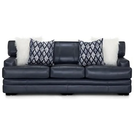 Contemporary Sofa with Track Arms