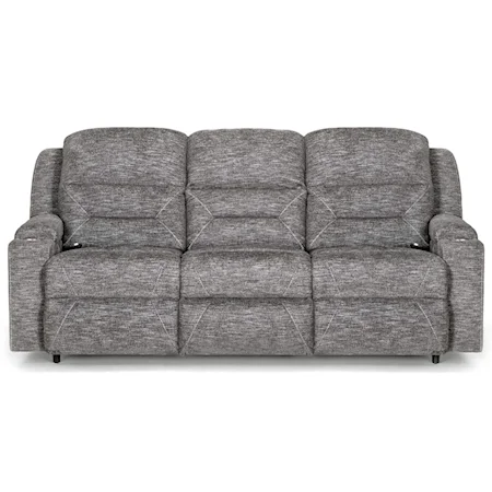 Power Reclining Sofa with Fold Down Table and USB Ports