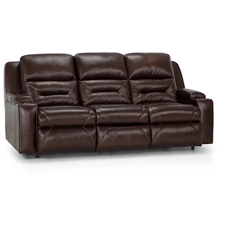 Power Reclining Sofa with Fold Down Table and USB Ports