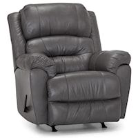 Casual Power Rocker Recliner with Integrated USB Port