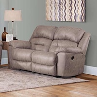 Casual Power Rocking Reclining Loveseat with USB Port