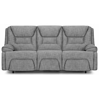 Power Reclining Sofa with Pillow Arms