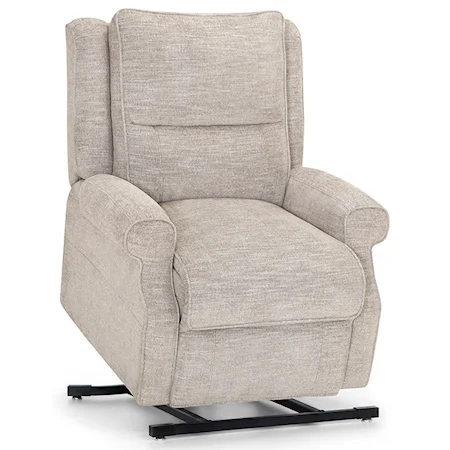 Casual Lift Recliner with Heated Seat, Back Massage, and USB Port