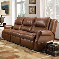 Power Reclining Sofa with Power Headrest and Wand