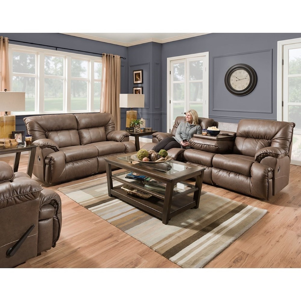 Franklin 764 Hector Reclining Living Room Group