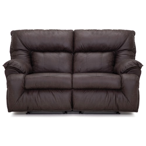 Casual Power Reclining Loveseat w/ Integrated USB Port