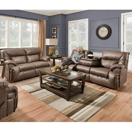Casual 2-Piece Reclining Living Room Group