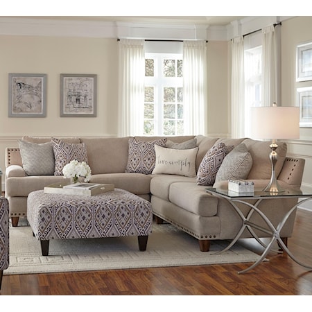 Sectional Sofa with Four Seats