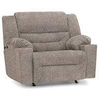 Casual Rocker Snuggler Recliner with Cupholder