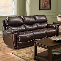 Reclining Sofa with Integrated USP Port