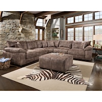 Casual 3-Piece Sectional Sofa