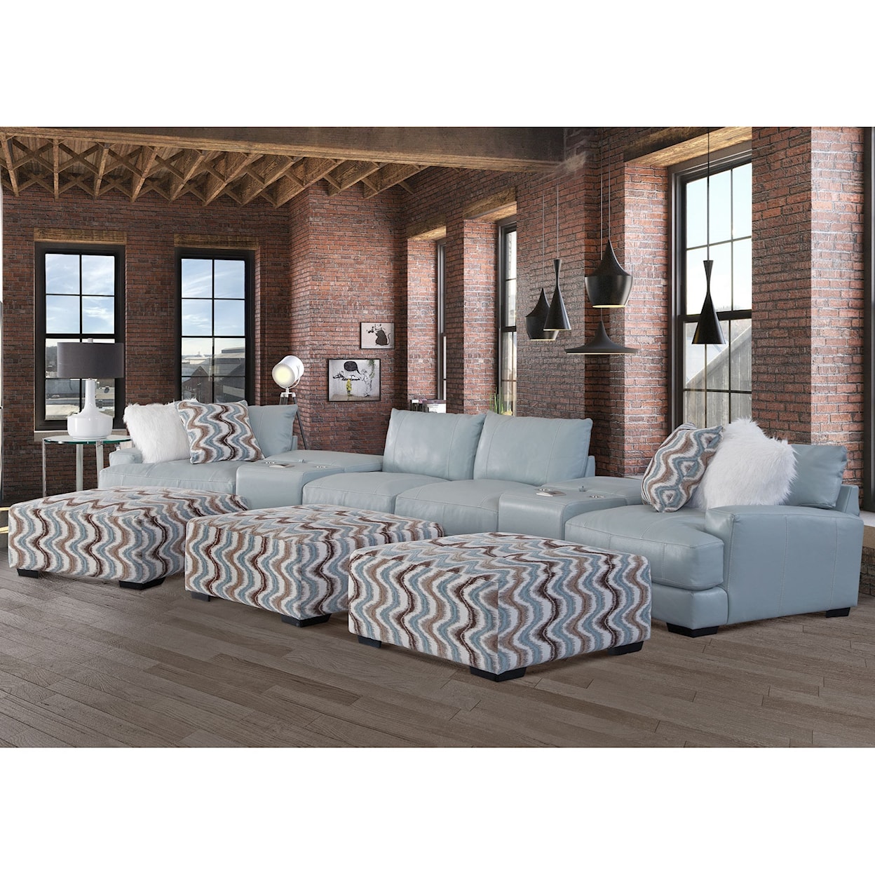 Franklin 909 Gia Sectional Sofa