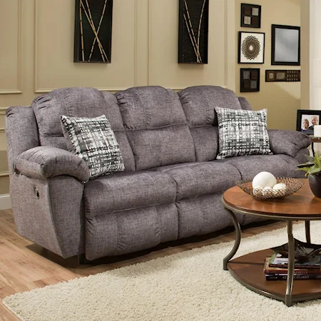 Reclining Sofa with Pillow Arms