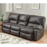 Reclining Sofa with Pillow Arms