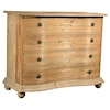 Furniture Classics Accents Pine Bowfront Chest