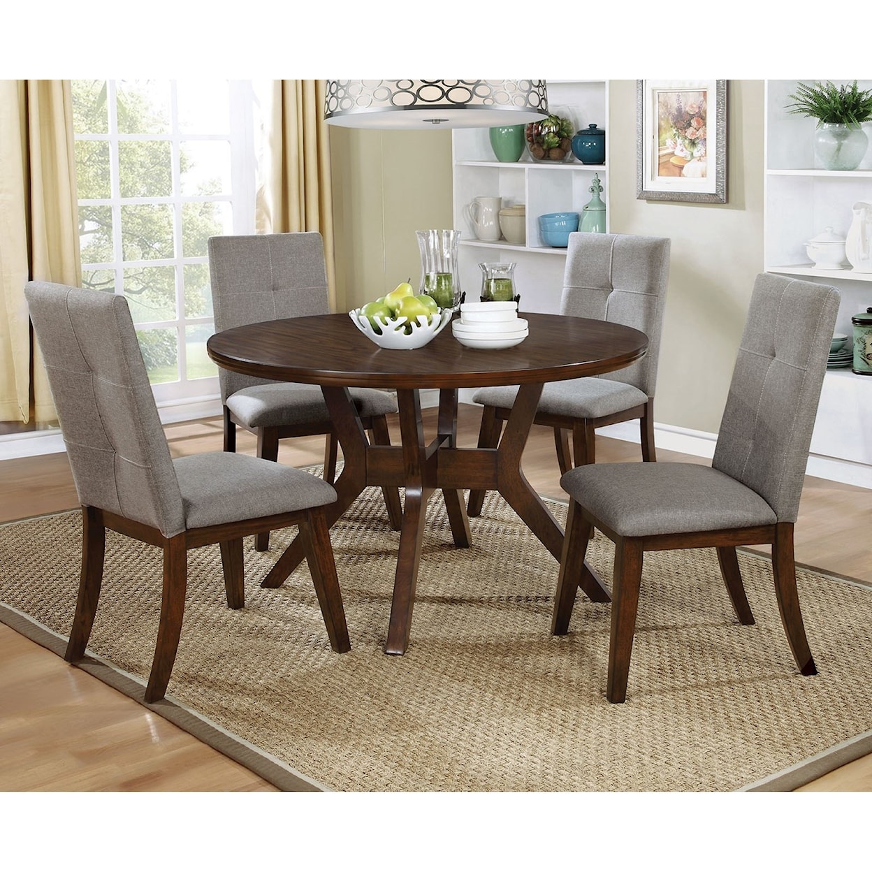 Furniture of America Abelone Round Table
