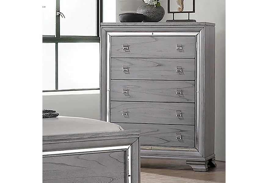 Alanis Chest of Drawers by Furniture of America at Corner Furniture