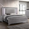 Furniture of America Alanis Cal King Upholstered Bed
