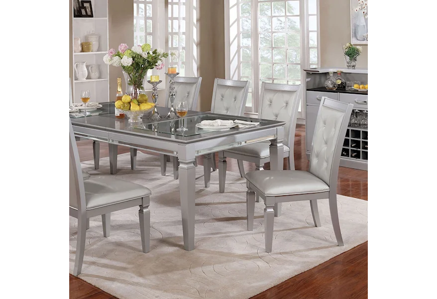 Alena Dining Table by Furniture of America at Dream Home Interiors