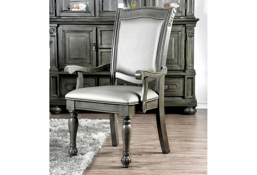 Alpena Set of 2 Arm Chairs by Furniture of America at Dream Home Interiors