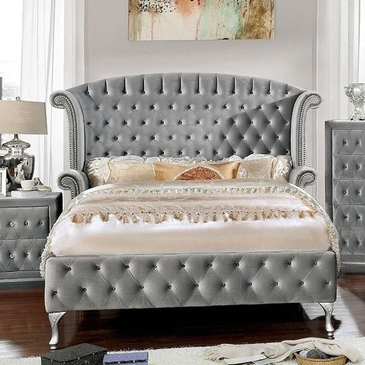 Furniture of America Alzir California King Bed